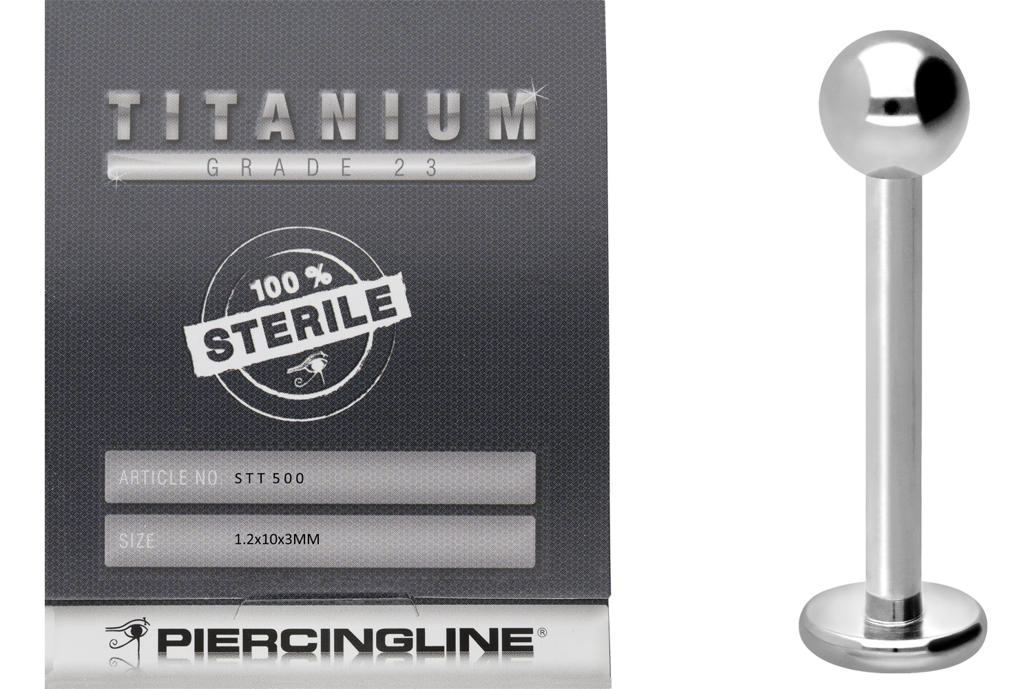 Sterilisiertes Titan Labret Piercing